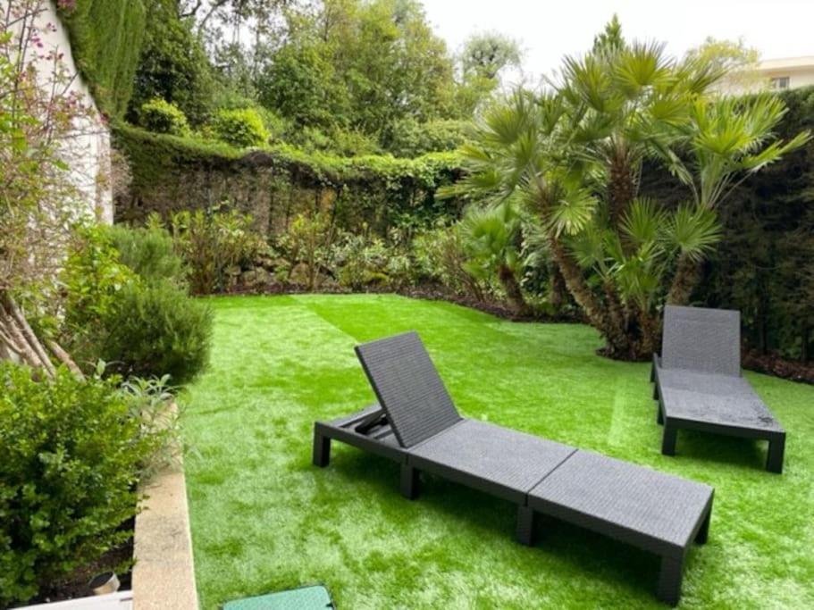 Apartmán T2 Avec Terrasse Et Jardin Cannes Exteriér fotografie